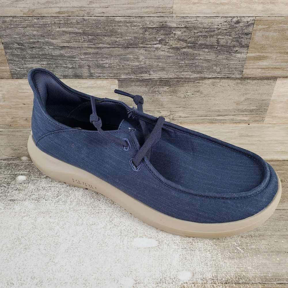 Kuru Draft Rento Mens Loafer Shoes Sz 12 M Comfort Navy Sand Round Toe Slip On